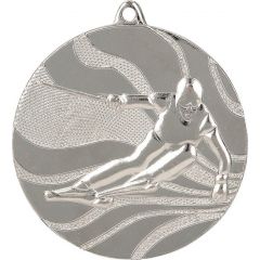 Medaile lyžování stříbrná